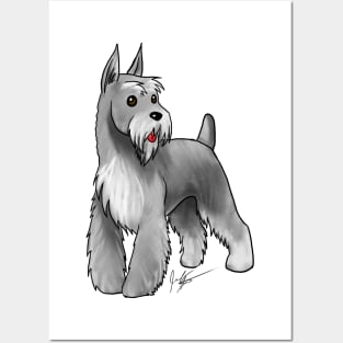 Dog - Schnauzer - Salt and Pepper Posters and Art